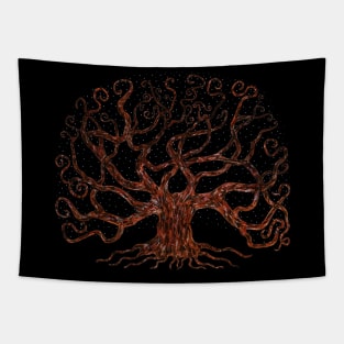 Yggdrasill - Tree of life - Starry Night Tapestry