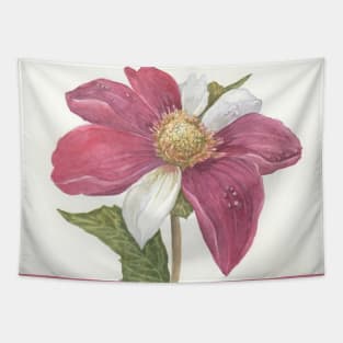 botanical pink Tapestry