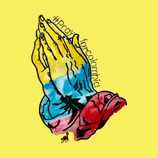 Pray for Colombia by Love Gives Art