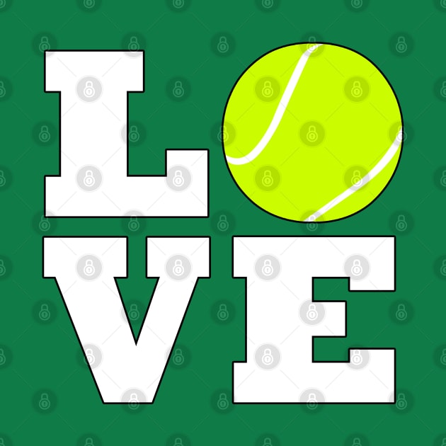 Tennis LOVE Tennis Player or Coach Sports Graphic by Sports Stars ⭐⭐⭐⭐⭐