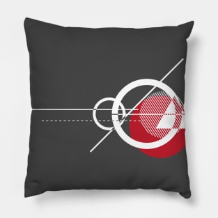 Minimal geometric art Pillow