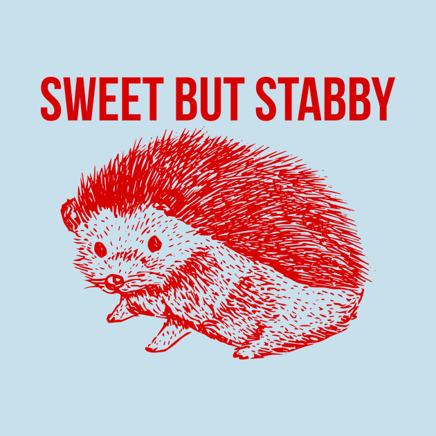 Hedgehog Sweet but Stabby by vintageinspired