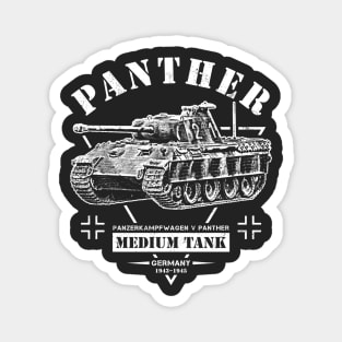 V Panther Tank Magnet