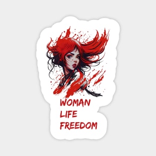 Woman, life and freedom Magnet