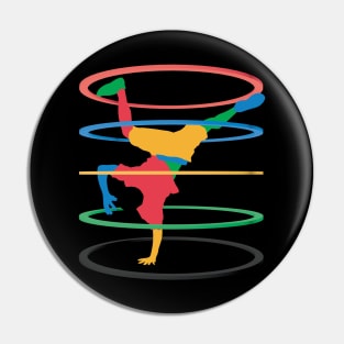 Breakdance Olympics Pin