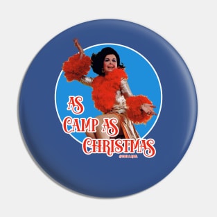 Camp as Christmas Pin