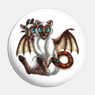 Chimera Cubs: Chocolate Lynx Point Pin