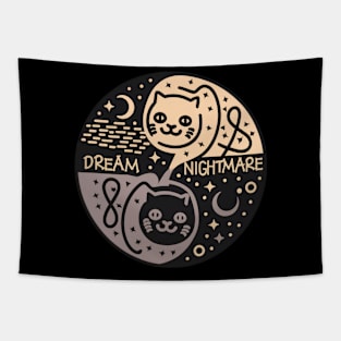 Cats dreams and nightmares Tapestry