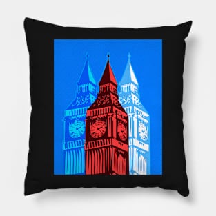 Triple Big Ben | Pop Art Pillow