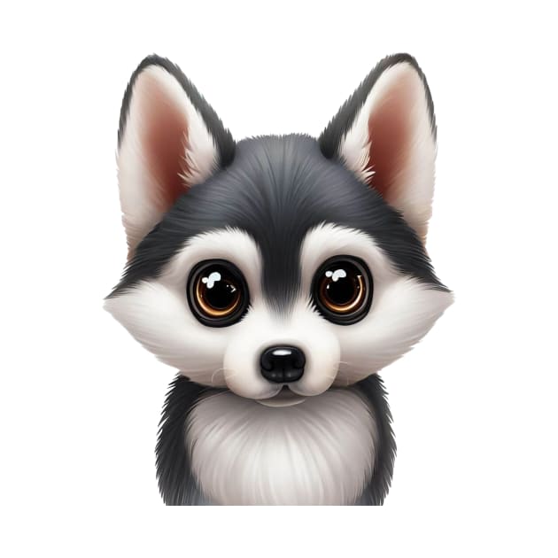 Woofderful Alaskan Klee Kai by Art By Mojo