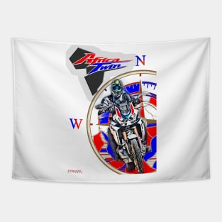 Africa Twin Windrose Tapestry