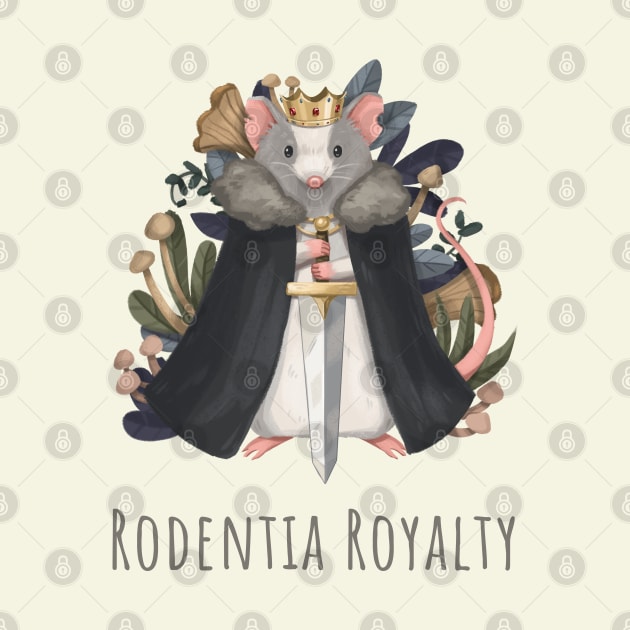 Adorable Royal King Rat by PamelooArt