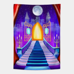 Operatic Heavenly Staircase Path Tapestry