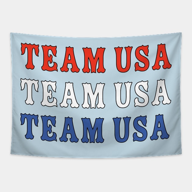 TEAM USA Tapestry by MAS Design Co