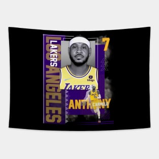 Los Angeles Lakers Carmelo Anthony 7 Tapestry