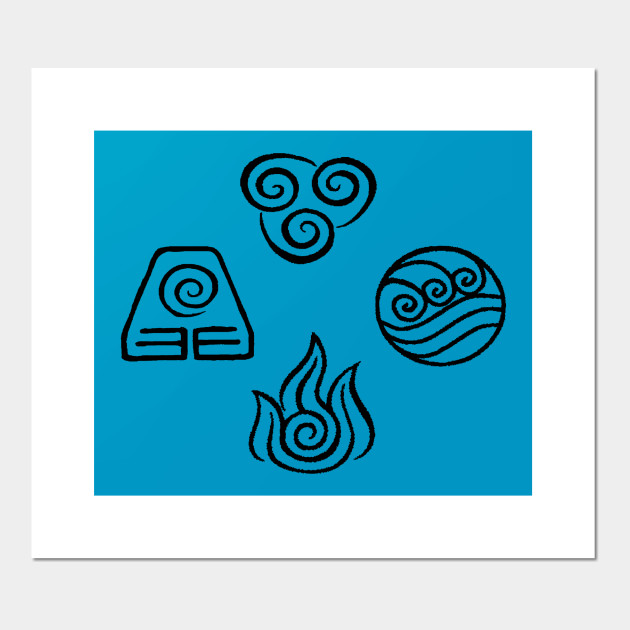 Avatar Elements Avatar The Last Airbender Posters And Art