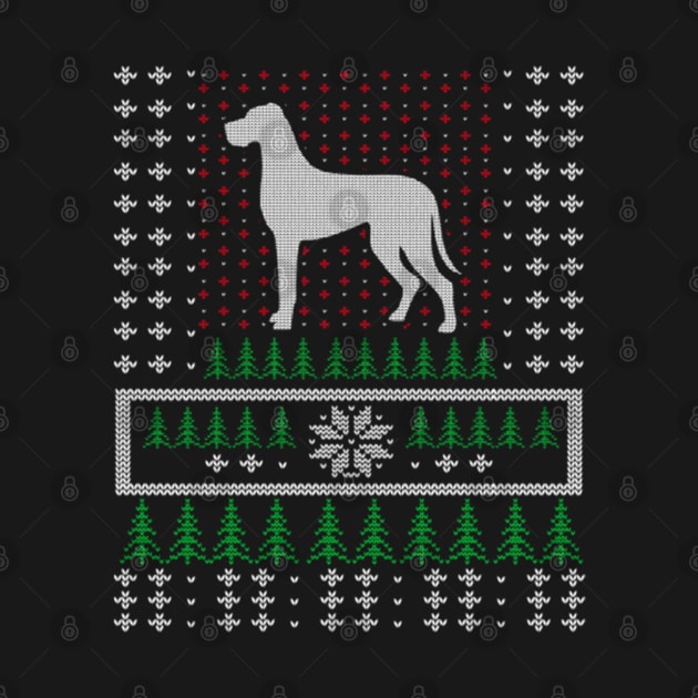 Great Dane Ugly Christmas Sweater Gift by uglygiftideas