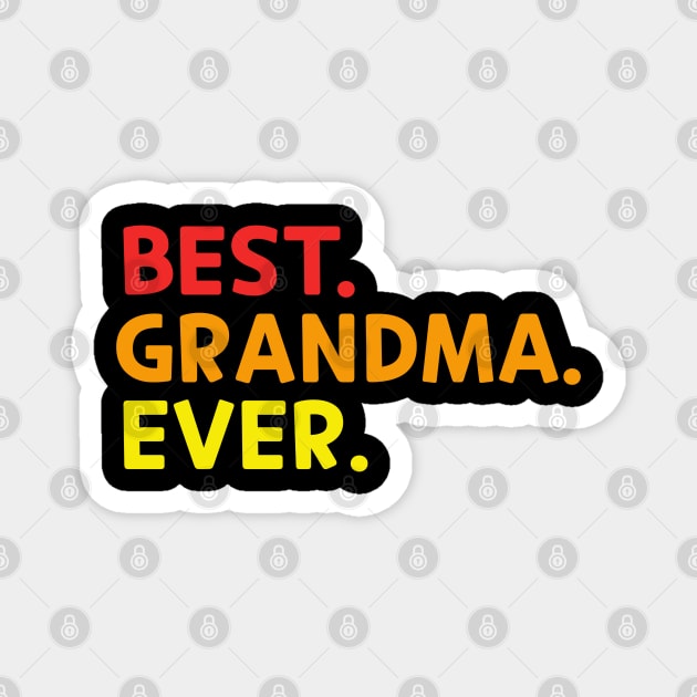 Best Grandma Magnet by Sizukikunaiki