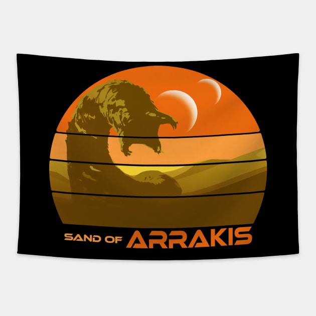 Sand Of Arrakis Tapestry by BukaGaPakeLibur