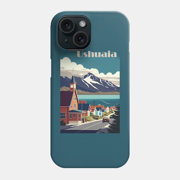 Ushuaia, Norway, travel Phone Case by GreenMary Design