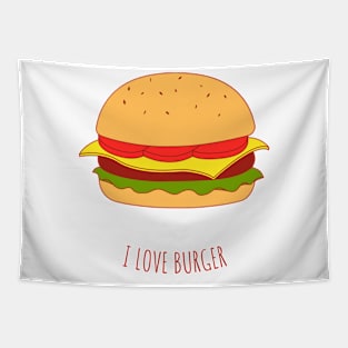 I love Burger! Tapestry