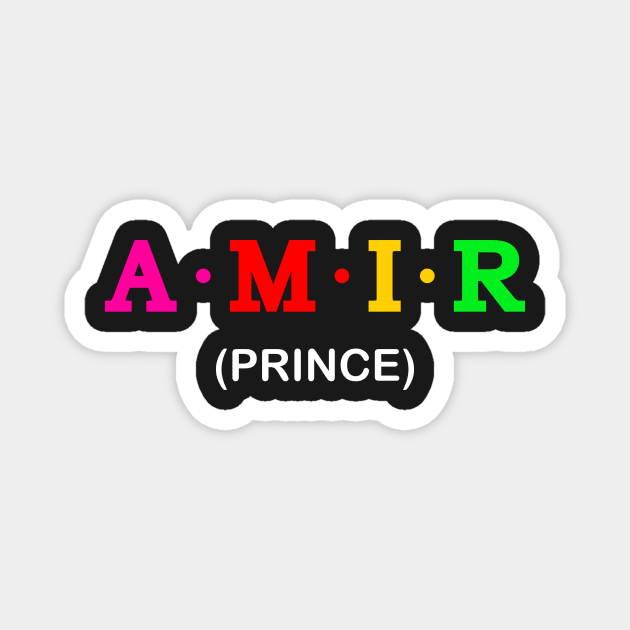 Amir - Prince. Magnet by Koolstudio