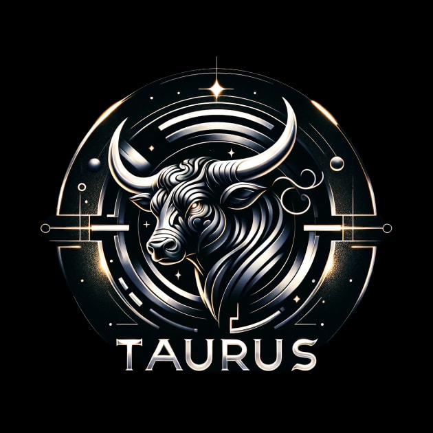 Celestial Taurus Emblem Apparel by crazytshirtstore