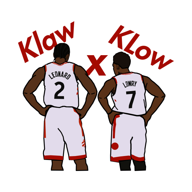 Kawhi Leonard and Kyle Lowry 'KLAW x KLOW' - NBA Toronto Raptors by xavierjfong