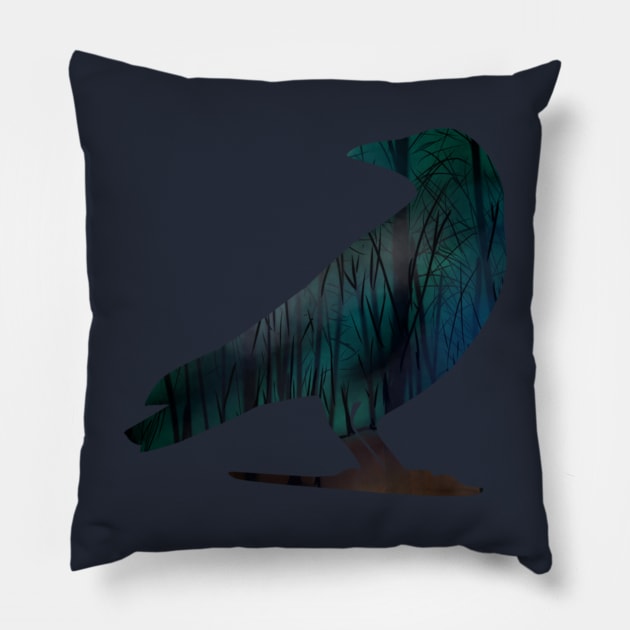 Crow Pillow by bowtie_fighter