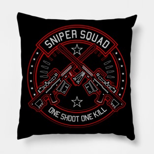 Sniper Squad Pillow