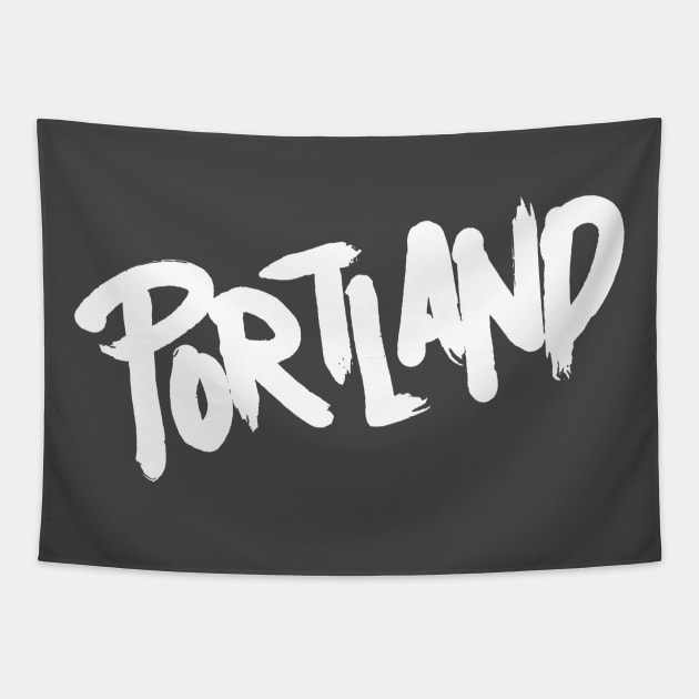 Hello, Portland Tapestry by minnayoung