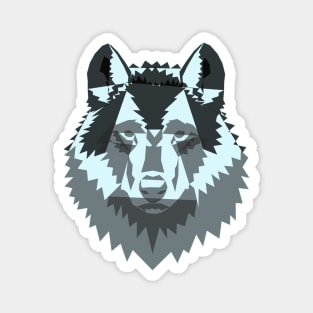 Geometric Wolf Magnet