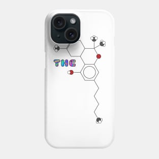 THC Molecule Phone Case