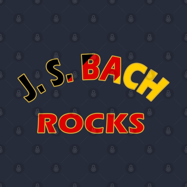 J. S. Bach Rocks by Lyvershop