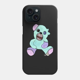 Zombie creepy kawaii teddy bear Phone Case