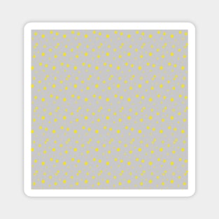 Yellow Dots Pattern Magnet