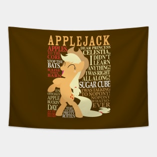 Many Words of Applejack Tapestry