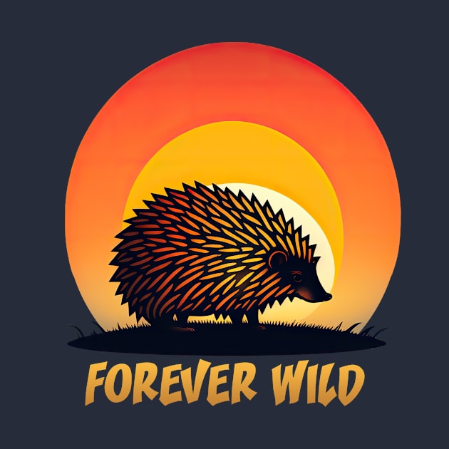 Wild Life - Porcupine - Forever Wild by i2studio