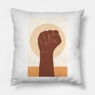 Black Life Matters Fist Pillow