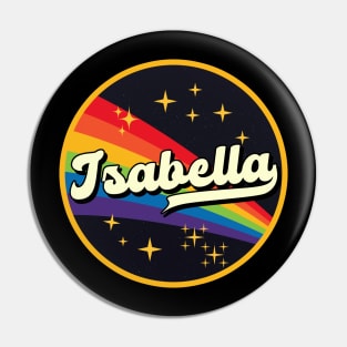 Isabella // Rainbow In Space Vintage Style Pin