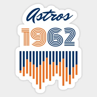 Houston Astros Vintage Logo 1965-1976 Sticker Vinyl Wall Decal 