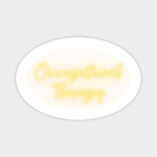 Occupational Therapy Yellow Magnet