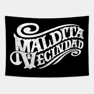 Maldita Vecindad y los hijos del quinto patio - white design Tapestry