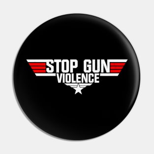 Stop gun violence Pin
