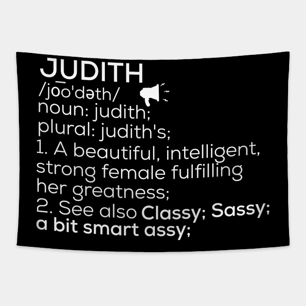 Judith Name Definition Judith Female Name Tapestry by TeeLogic