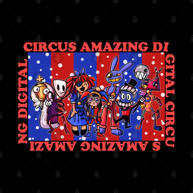 the amazing digital circus doodl by Jello_ink