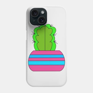 Cute Cactus Design #25: Split Personality Cactus Phone Case