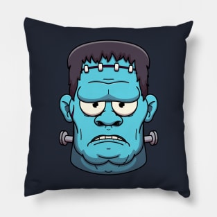 Frankenstein Monster Face Pillow