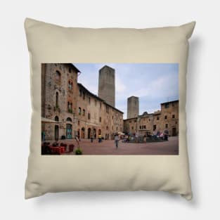 San Gimignano in Tuscany Pillow