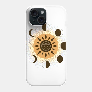 Phases of the Moon Phone Case